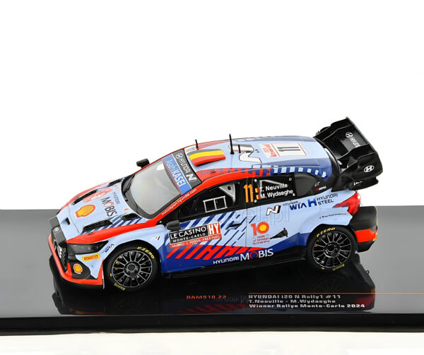Hyundai i20 N #11 – T. Neuville Ganador Monte Carlo 2024 – 1:43 iXO - Image 2