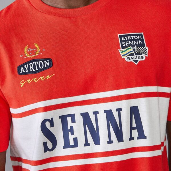 Camiseta Oficial Ayrton Senna Red Edition - Image 4