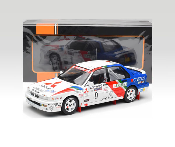 Mitsubishi Galant VR-4 #9 K. Eriksson RAC Rally 1990 – IXO 1:18