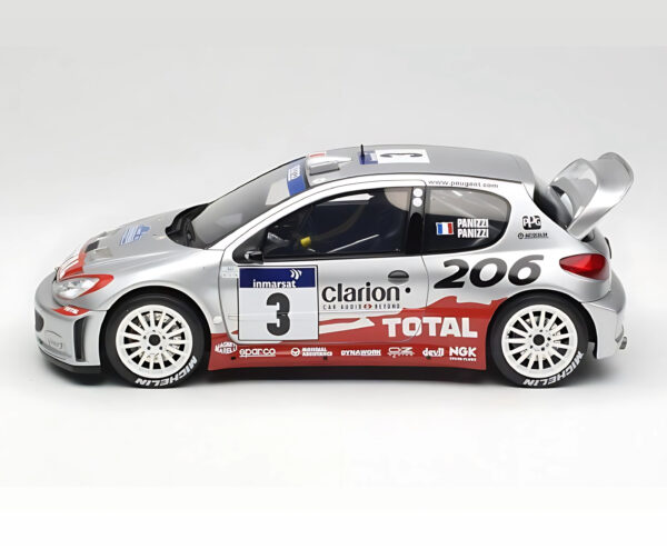 Peugeot 206 WRC #3 G. Panizzi Tour de Corse 2002 – OTTO 1:18 - Image 2