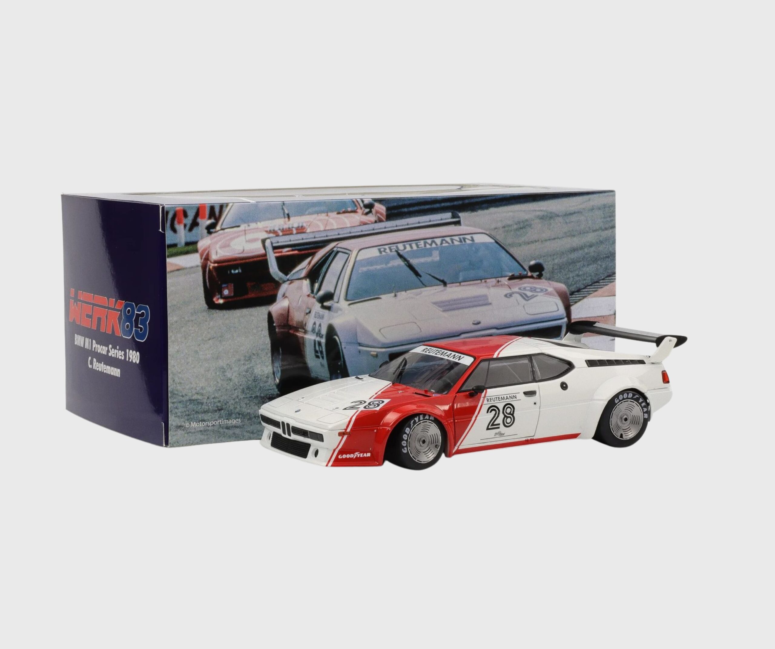 BMW M1 Procar #28 Carlos Reutemann – Serie ProCar 1980 – Werk83 1:18