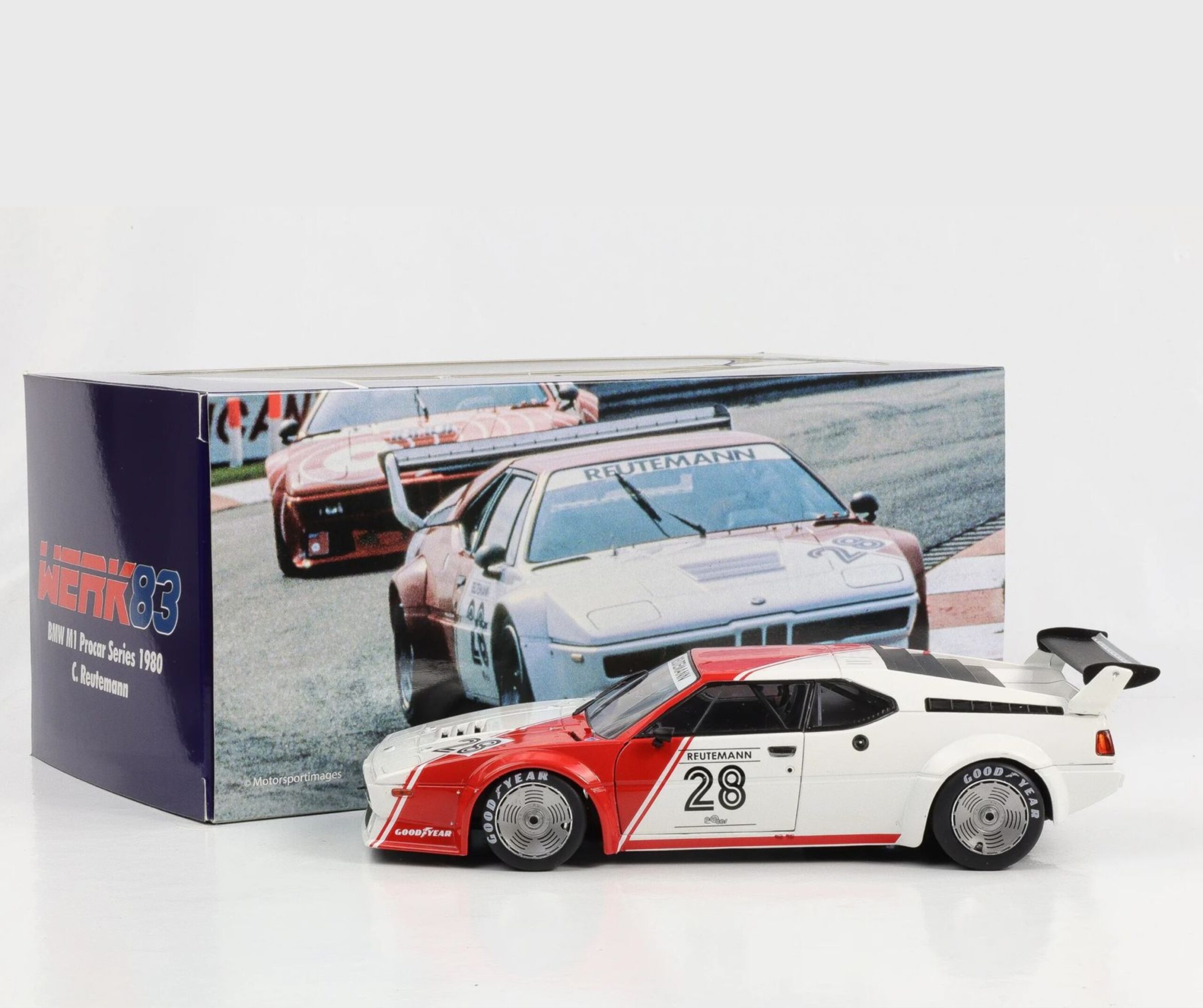 BMW M1 Procar #28 Carlos Reutemann – Serie ProCar 1980 – Werk83 1:18 - Image 2