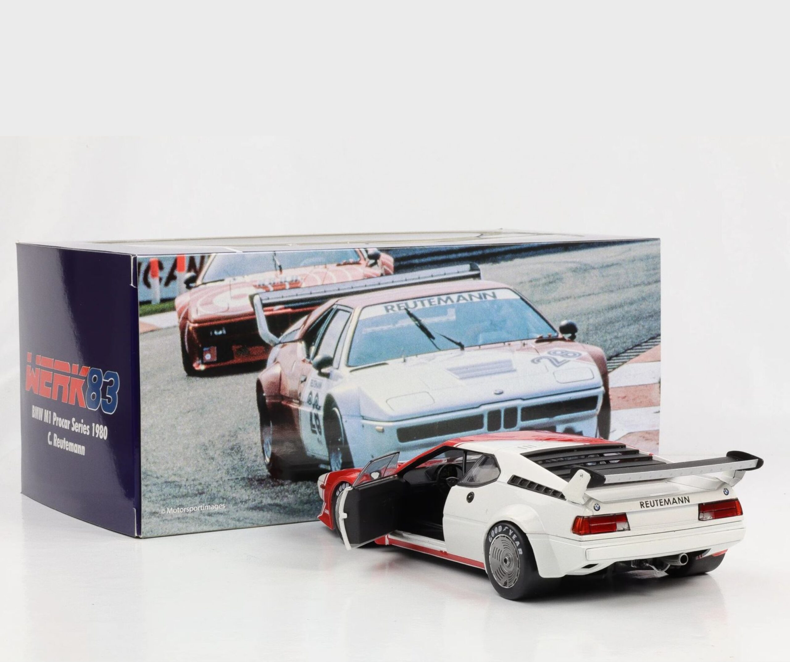 BMW M1 Procar #28 Carlos Reutemann – Serie ProCar 1980 – Werk83 1:18 - Image 3