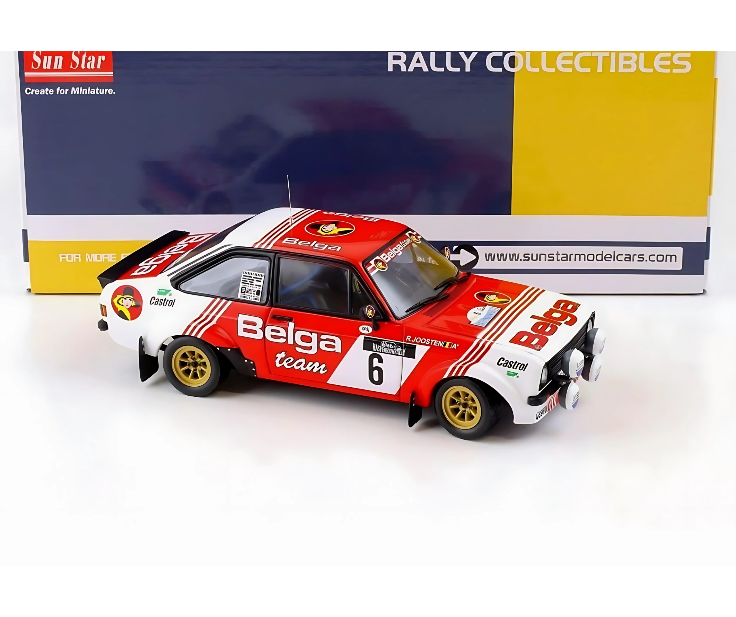 Ford Escort MKII RS1800 #6 Droogmans – Haspegouw Rally 1982 – Sunstar 1:18 - Image 3