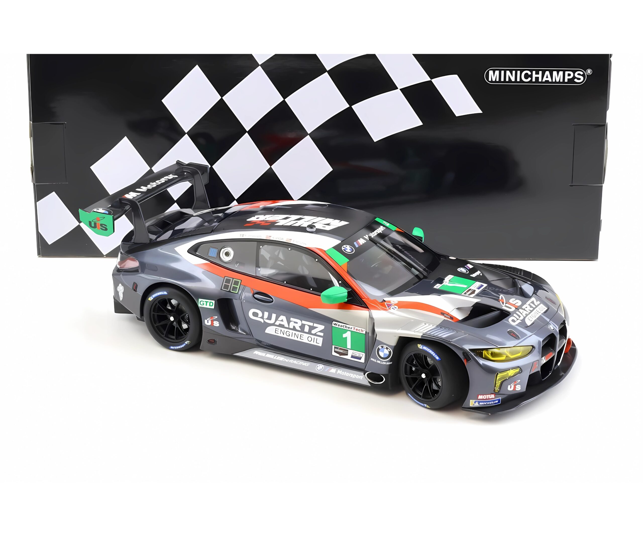BMW M4 GT3 GTD – Paul Miller Racing – 12H Sebring 2022 – Minichamps 1:18 - Image 2