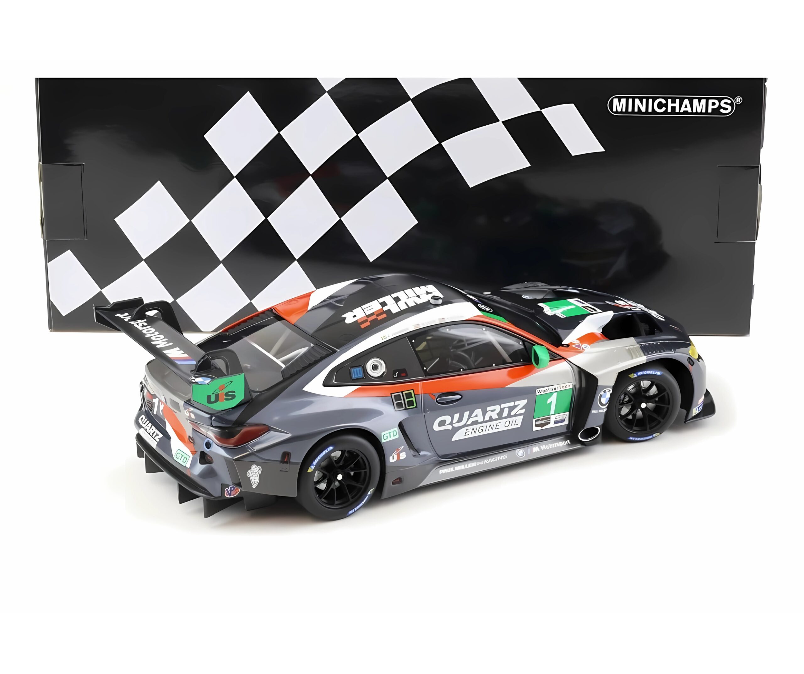 BMW M4 GT3 GTD – Paul Miller Racing – 12H Sebring 2022 – Minichamps 1:18 - Image 3