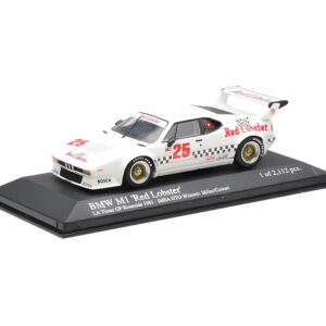 BMW M1 IMSA Red Lobster #25 – LA Times GP 1981 – Minichamps 1:43