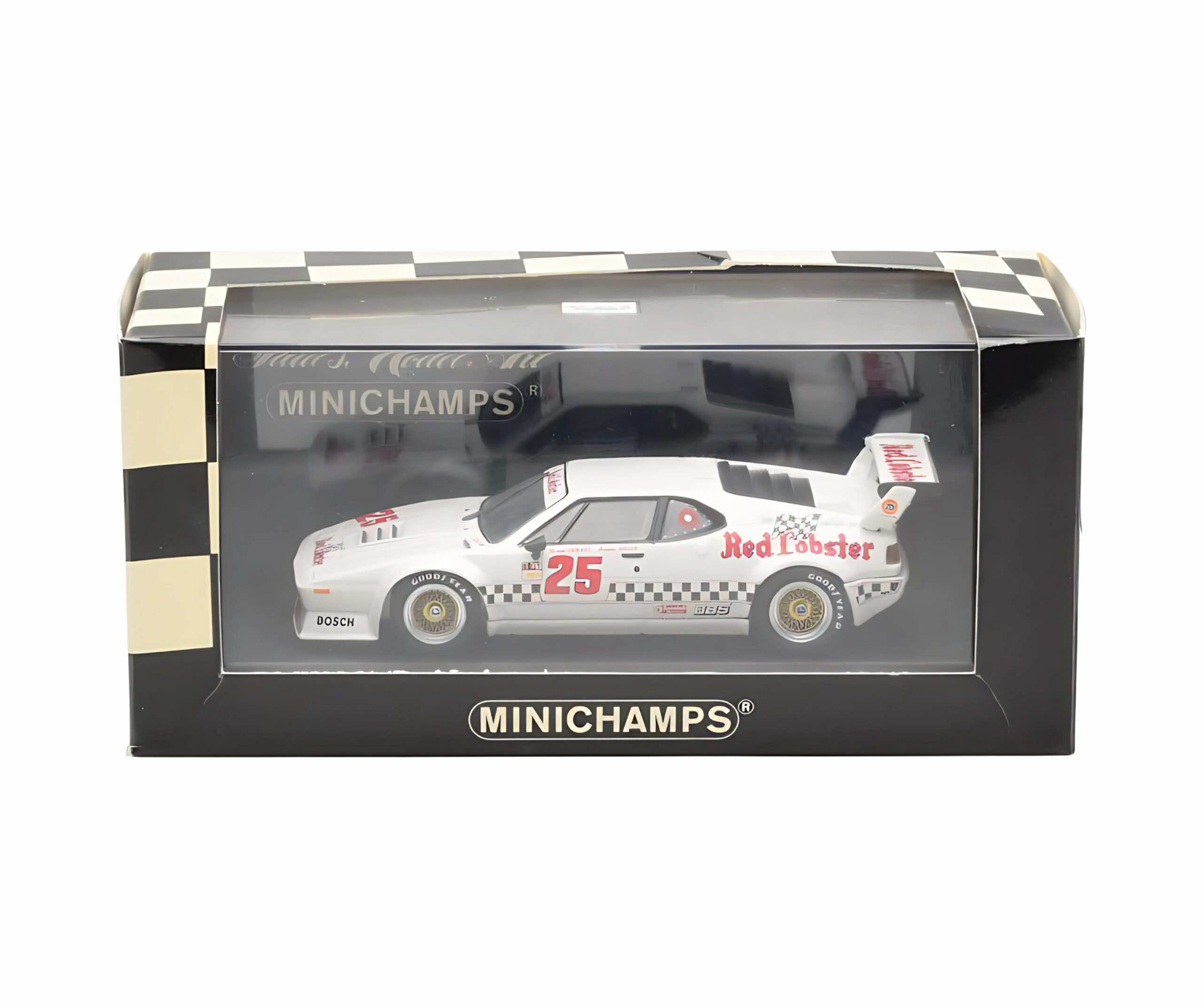 BMW M1 IMSA Red Lobster #25 – LA Times GP 1981 – Minichamps 1:43 - Image 4