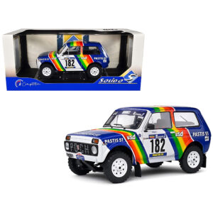 Lada Niva #182 Dakar 1984 – Jabouille & Sardou – Solido 1:18