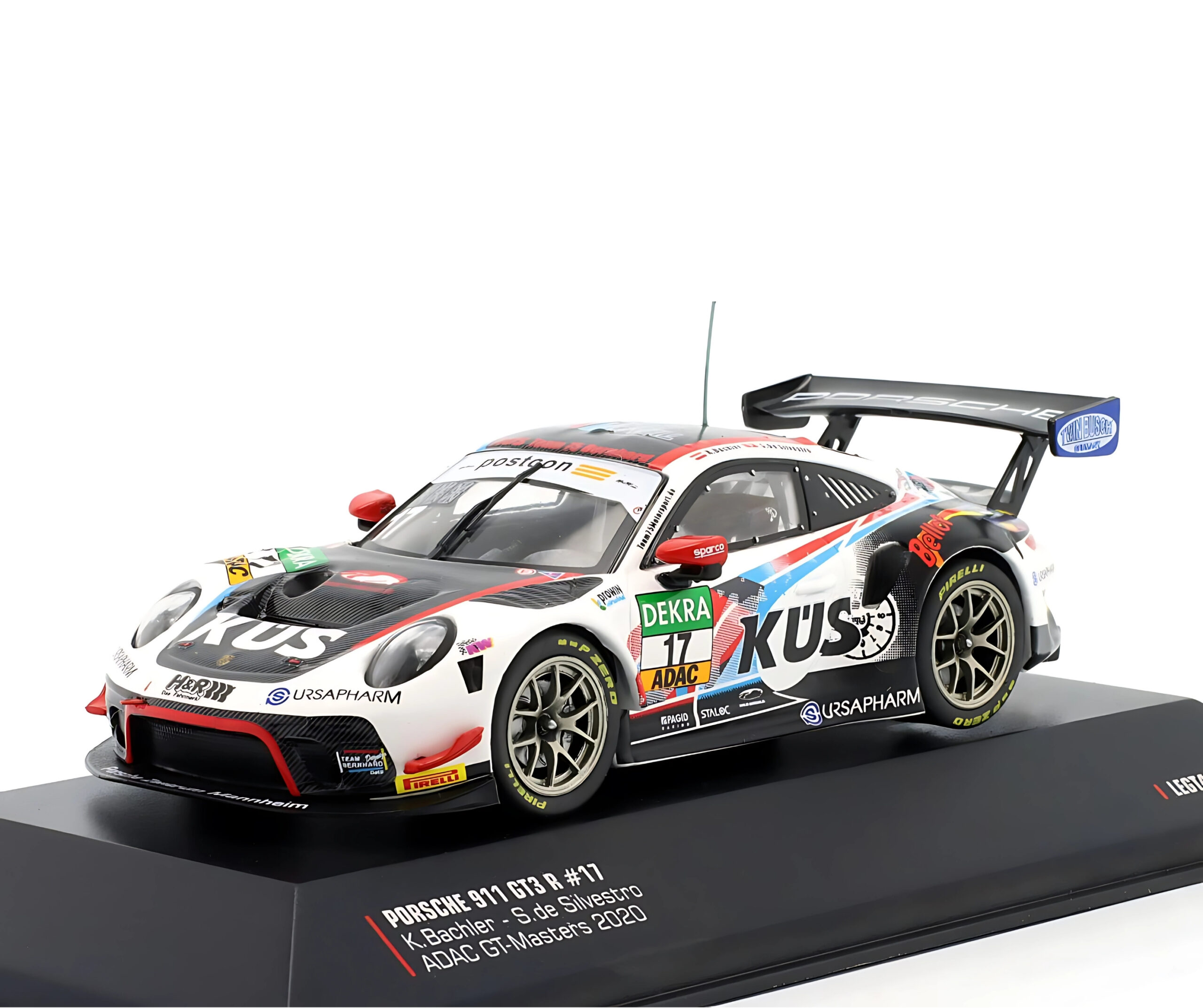 Porsche 911 GT3 R #17 KÜS Team Bernhard Bellof Tribute – 1:43 Ixo - Image 2