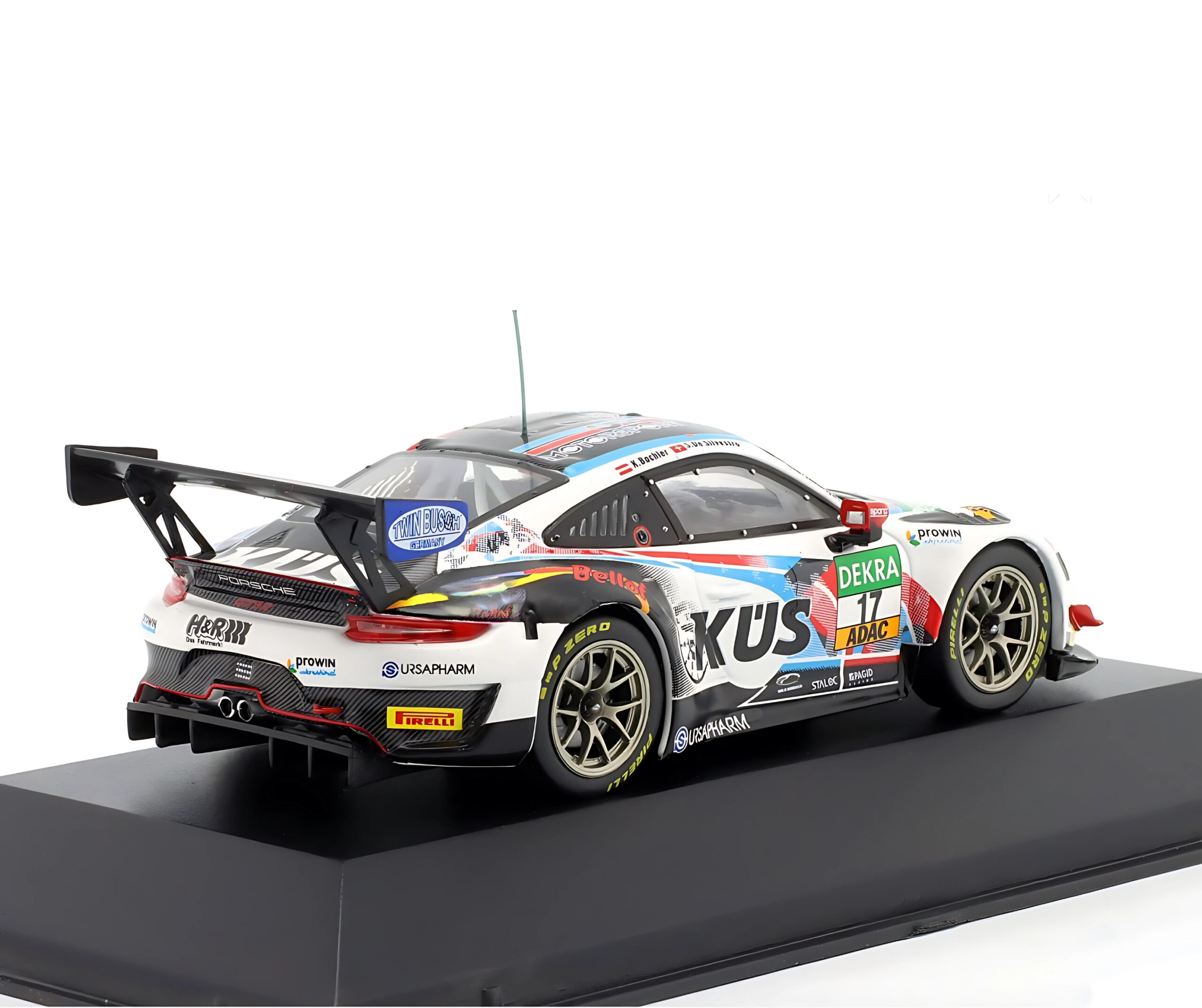 Porsche 911 GT3 R #17 KÜS Team Bernhard Bellof Tribute – 1:43 Ixo - Image 4