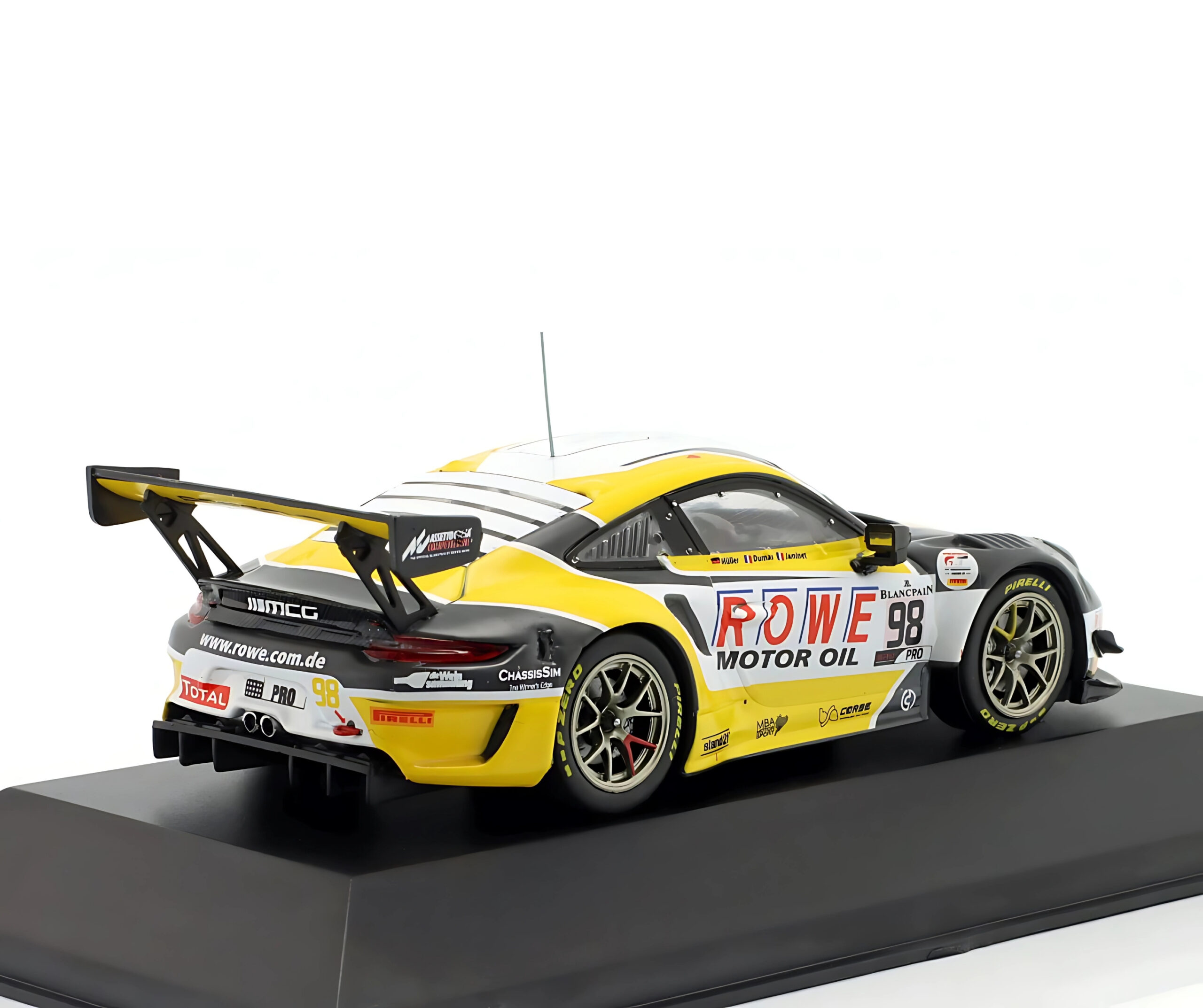 Porsche 911 GT3 R #98 ROWE Racing – 24h Spa 2019 – 1:43 Ixo - Image 4